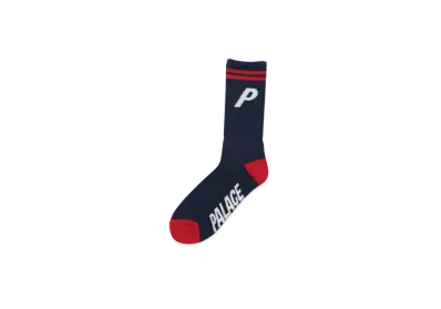 PALACE P Sock "Navy"