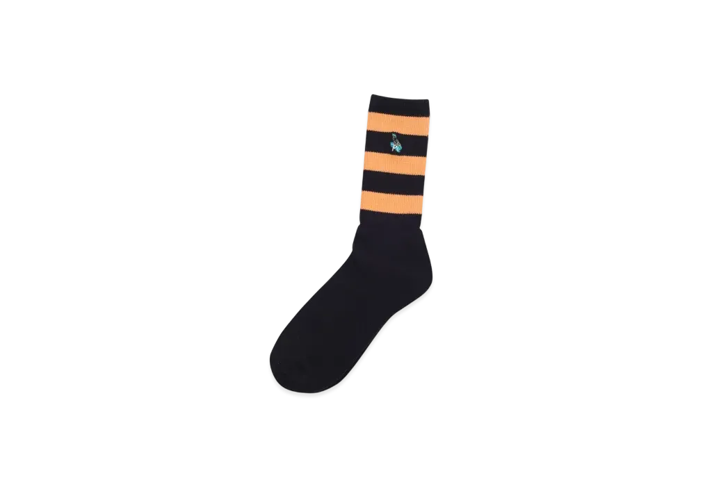 PALACE Stripe Parrot Sock "Black"