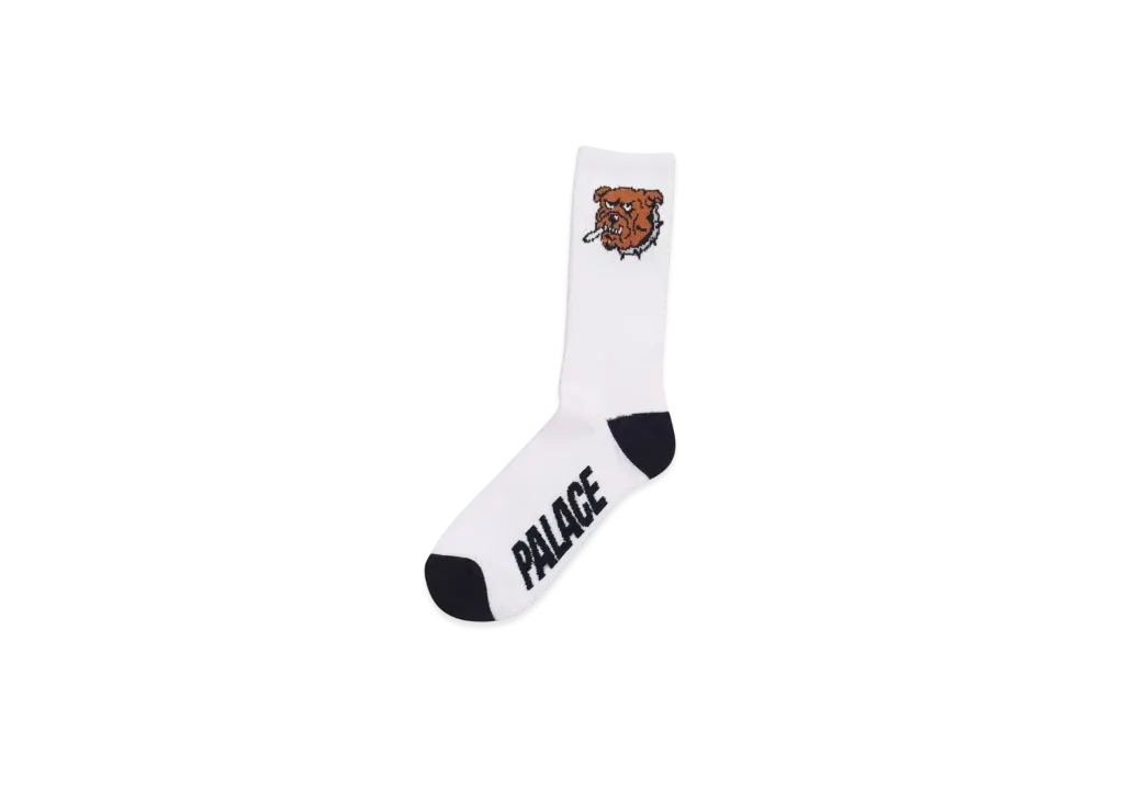 PALACE Zooted Sock "White"