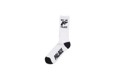 PALACE Buy Me PALACE Sock "White"