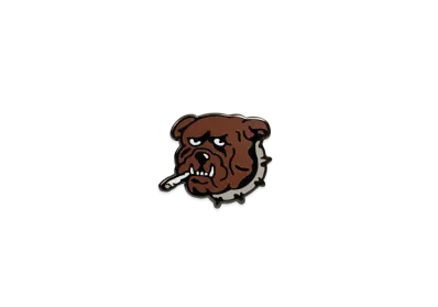 PALACE Zooted Pin Badge "Brown"