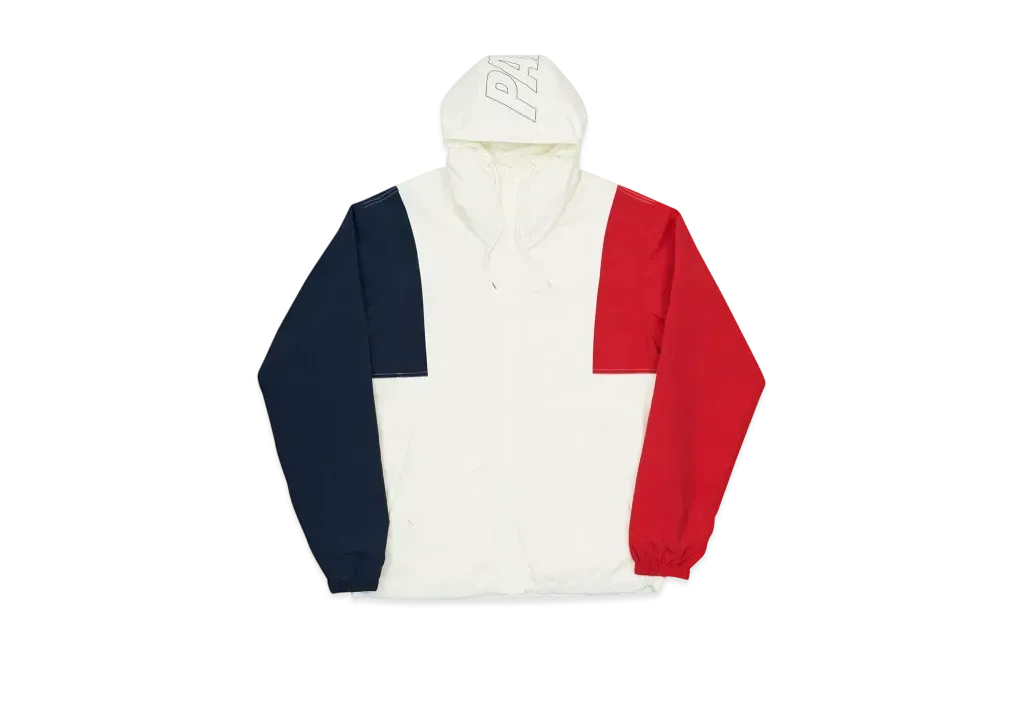 PALACE Hooded Arms Shell Top "White Navy"