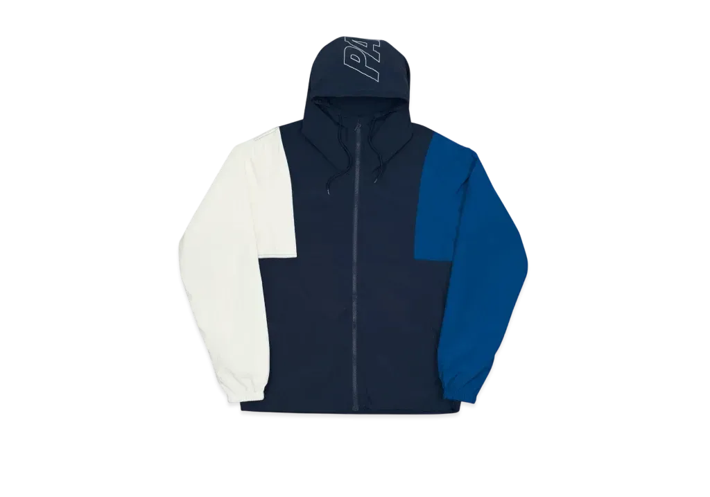 PALACE Hooded Arms Shell Top "Navy White"