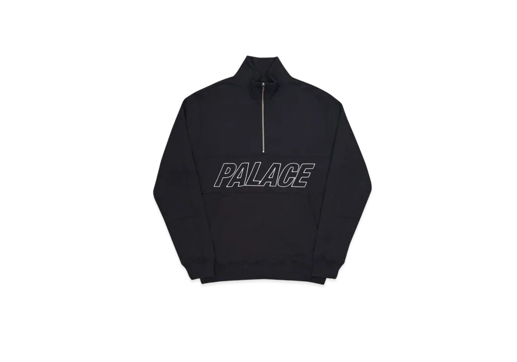 PALACE Half Way Track Top "Black"