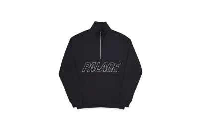 PALACE Half Way Track Top "Black"