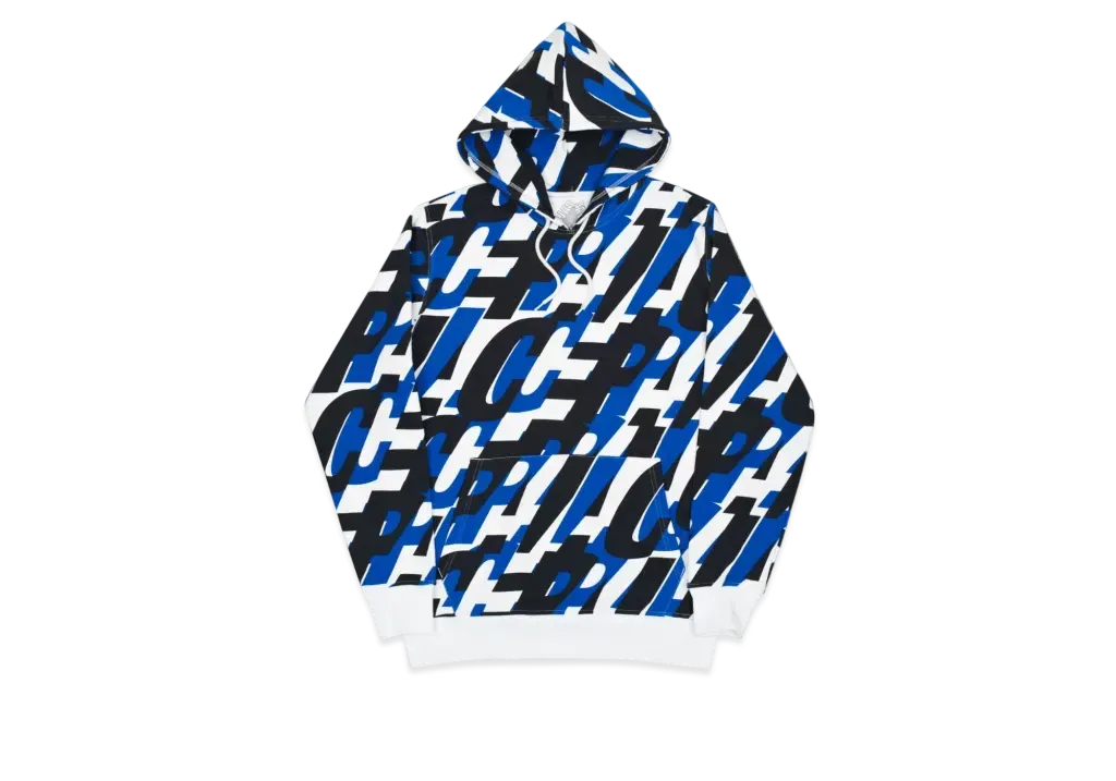 PALACE Repeat After Me Hood "White Black"