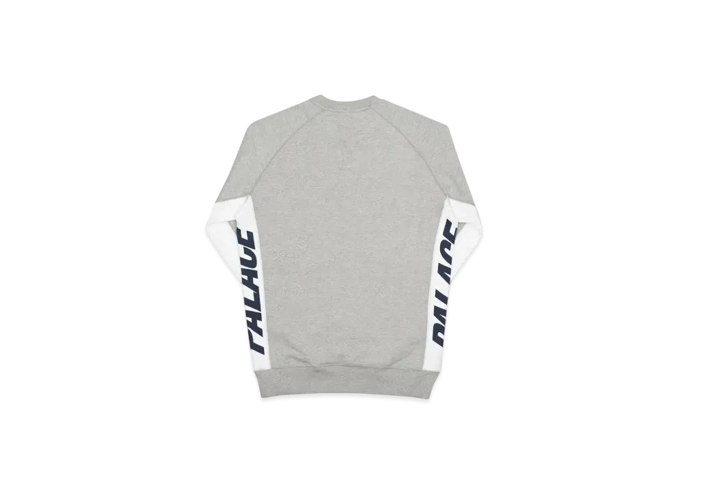 PALACE Blocker Crew "Grey Marl"