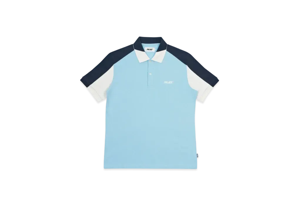 PALACE Angle Polo "Sky White"