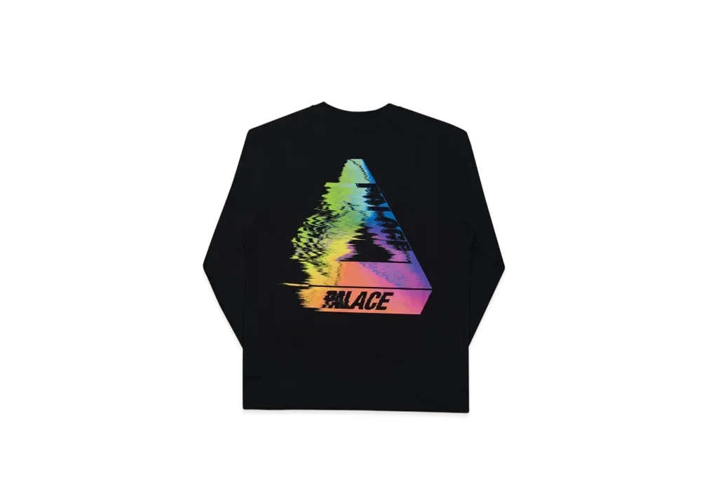 PALACE Tri-Smudge L/S T-Shirt "Black"