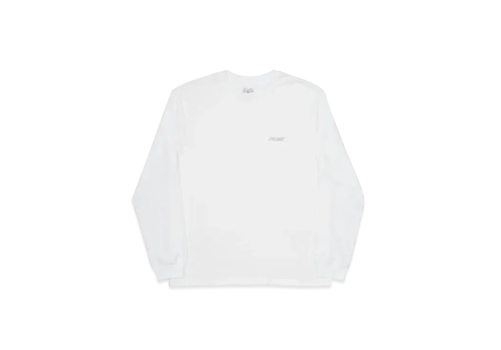 PALACE Low Key L/S T-Shirt "White"