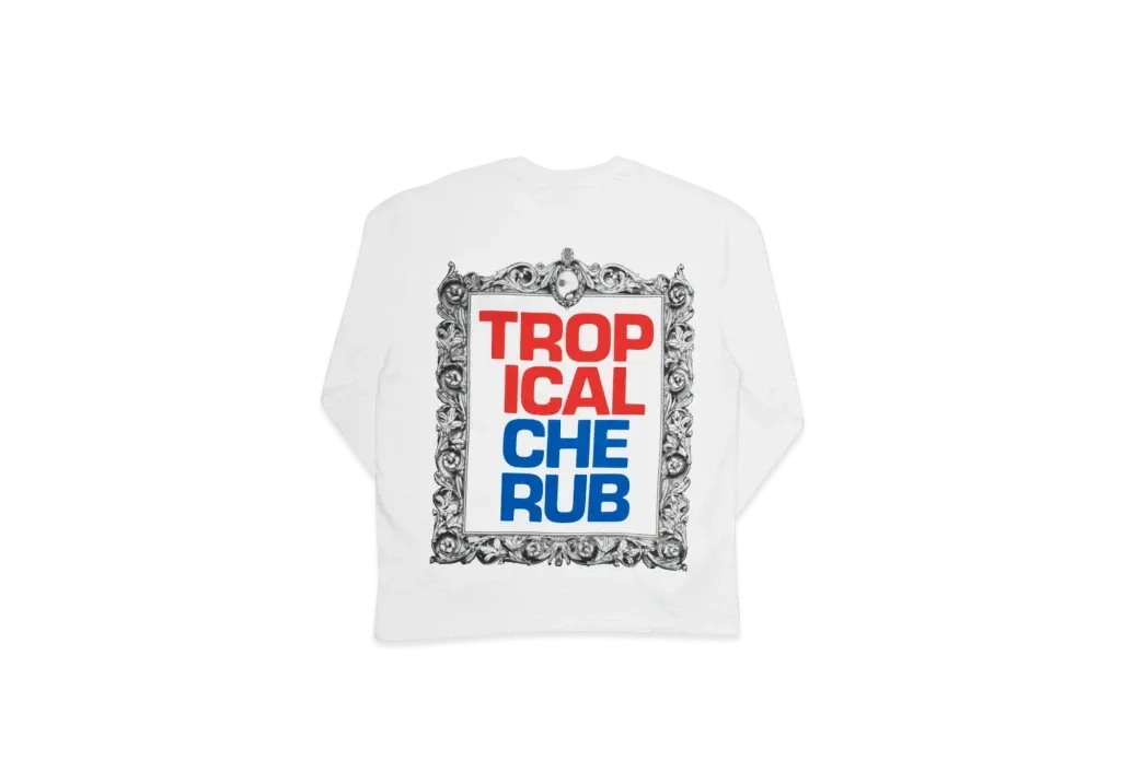 PALACE Tropical Cherub L/S T-Shirt "White"