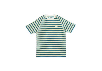 PALACE Neon Stripe T-Shirt "White Yellow"