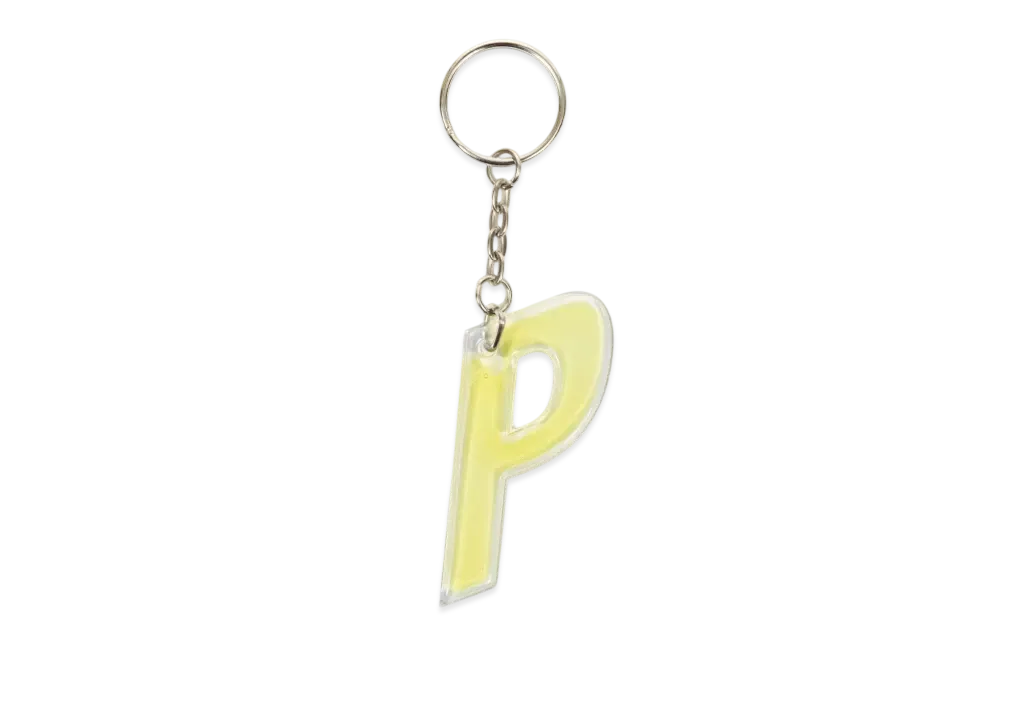 PALACE Gel Keyring "Yellow"