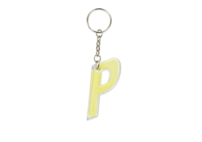 PALACE Gel Keyring "Yellow"