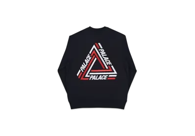 PALACE Tri-Crib Crew "Black"