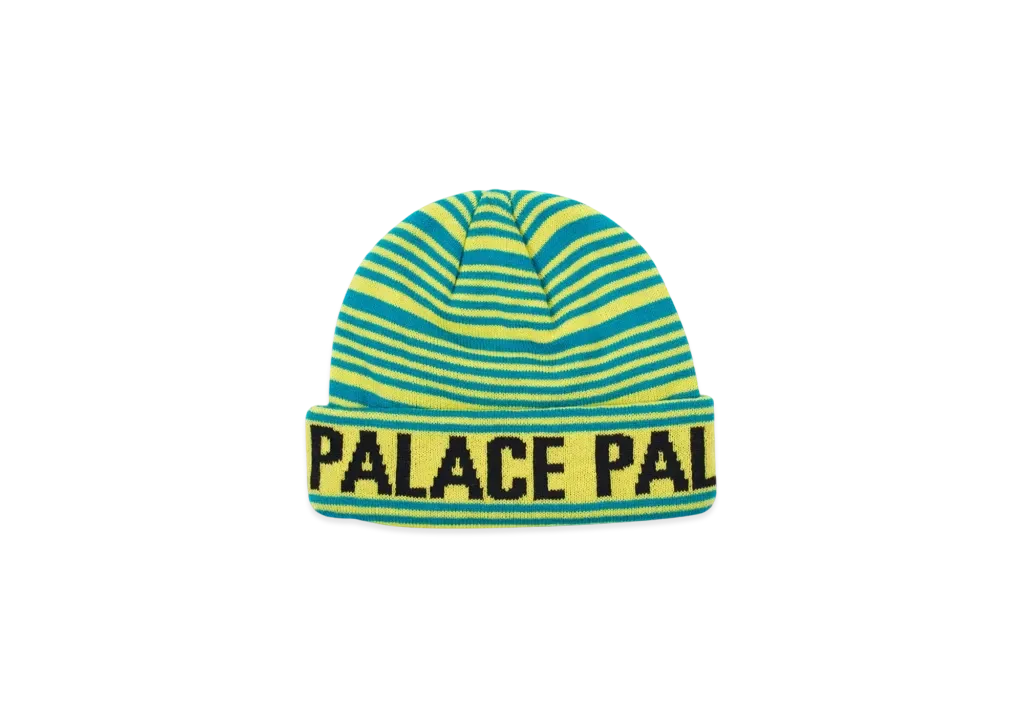 PALACE Stripe Beanie "Fluro"