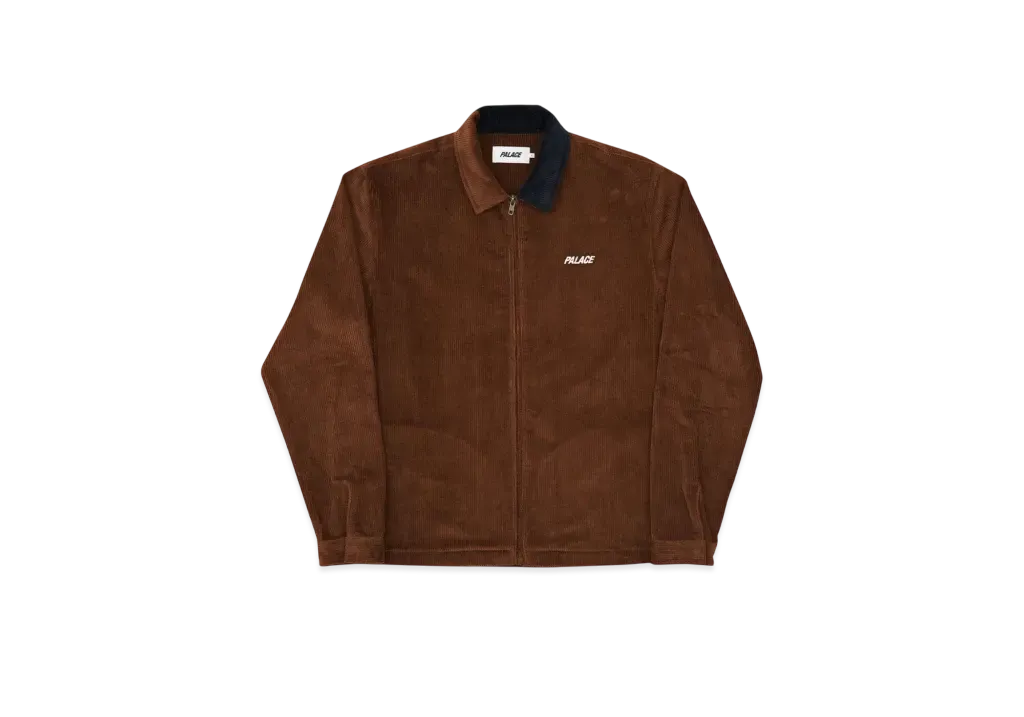 PALACE Zip Cord Jacket "Brown Navy"