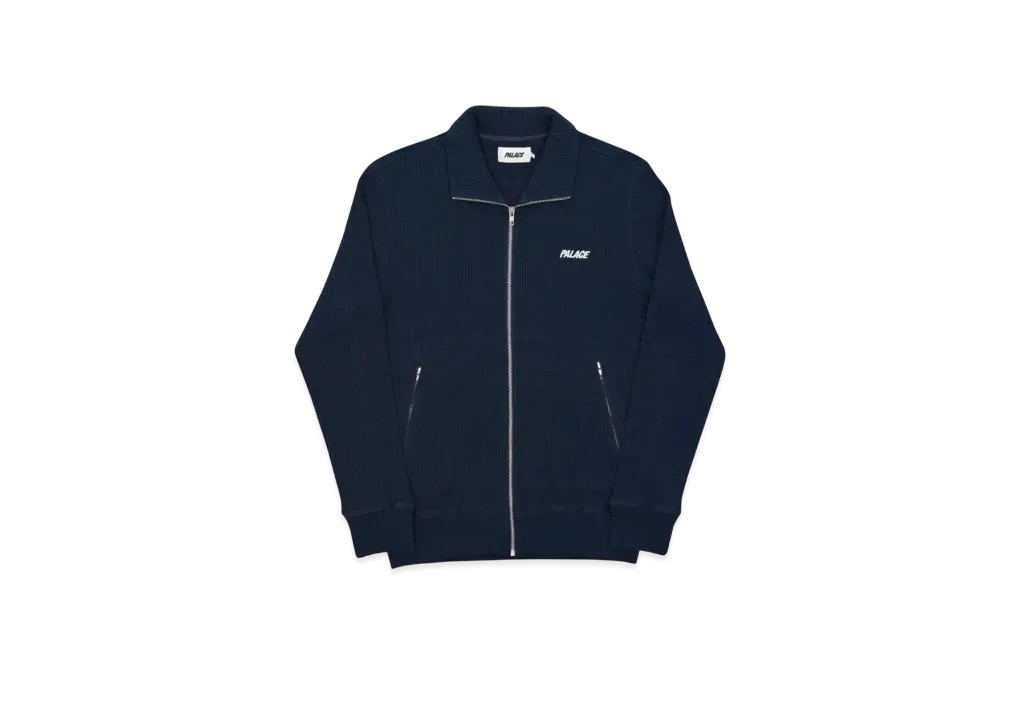 PALACE Waffled Track Top "Navy"