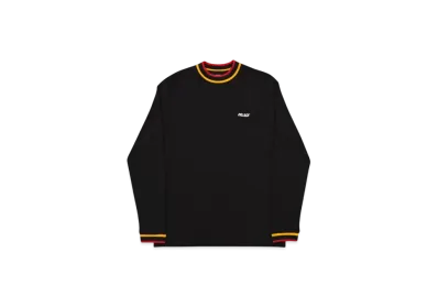 PALACE Square Weave Crew "Black"