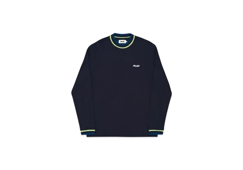 PALACE Square Weave Crew "Navy"