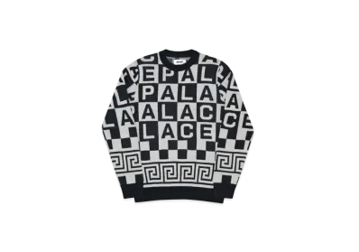PALACE Check-It Knit "Black"