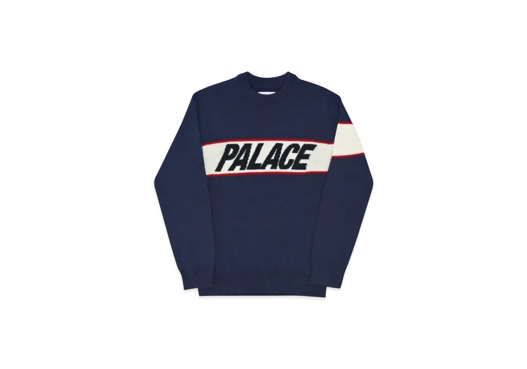 PALACE Logo Knit "Navy"
