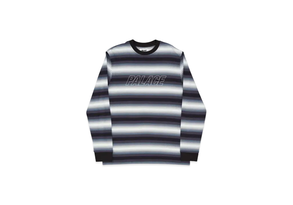 PALACE Fader Stripe Top "Black"