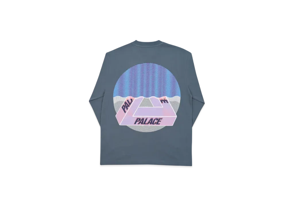 PALACE Tri-Curtain Longsleeve "Grey"