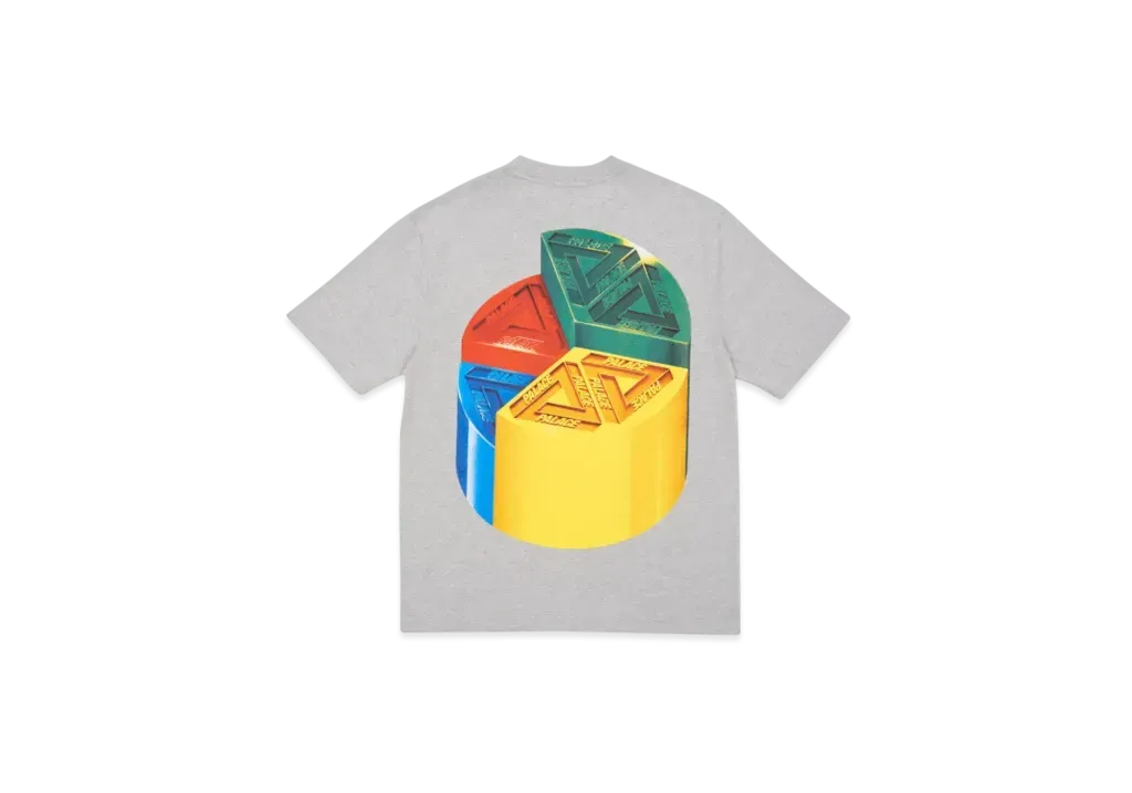 PALACE Hi-Chart T-Shirt "Grey Marl"