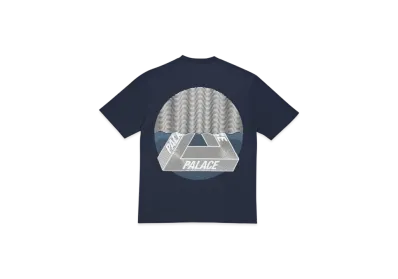 PALACE Tri-Curtain T-Shirt "Navy"
