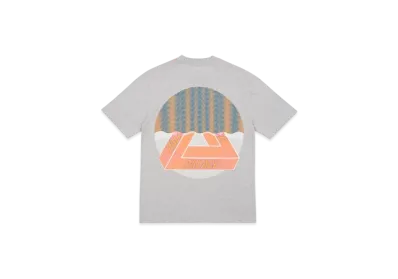 PALACE Tri-Curtain T-Shirt "Grey Marl"