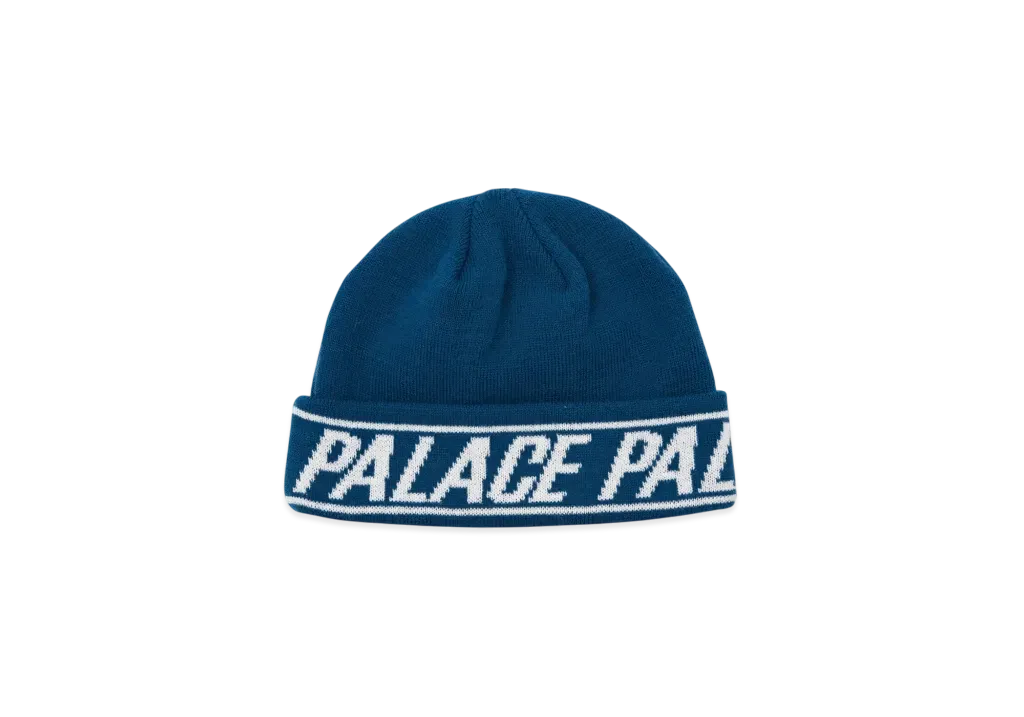 PALACE Font Cuff Beanie "Blue"