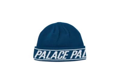 PALACE Font Cuff Beanie "Blue"