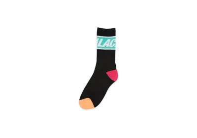 PALACE Font Sock "Black"