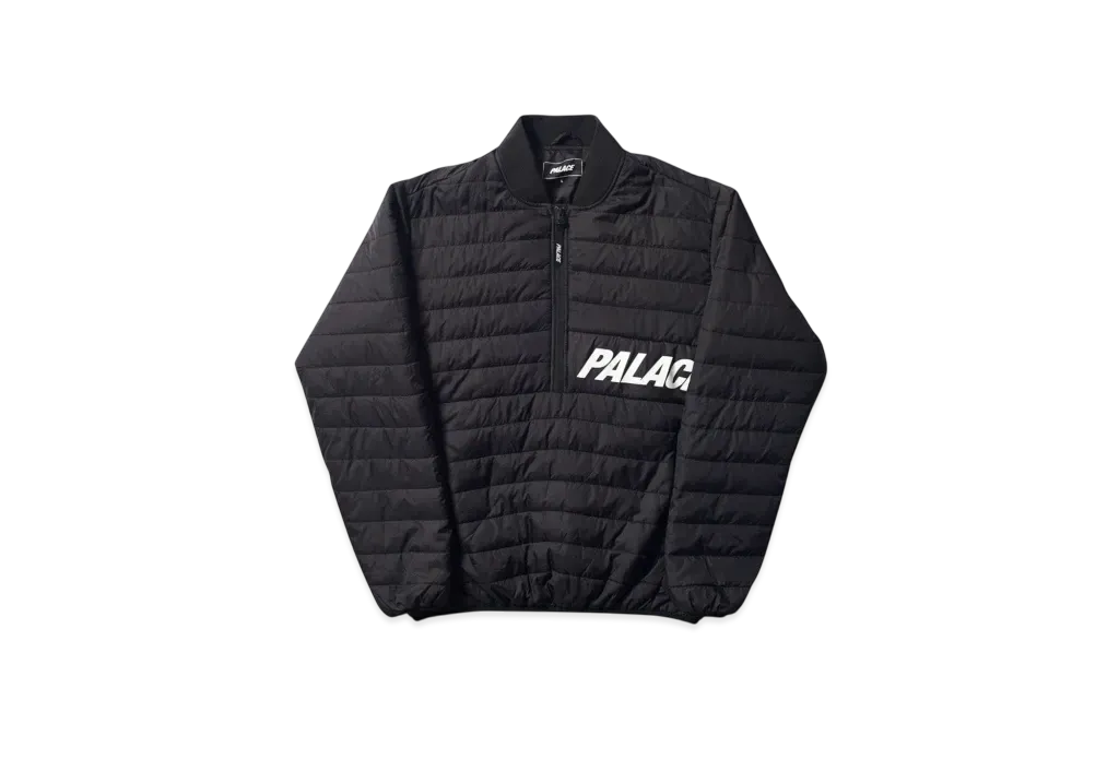 PALACE Half Zip Packer "Black"