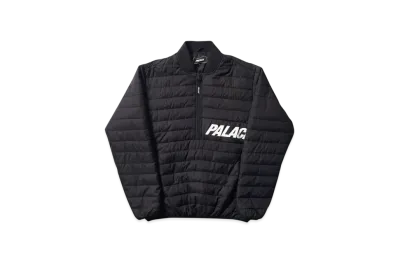 PALACE Half Zip Packer "Black"