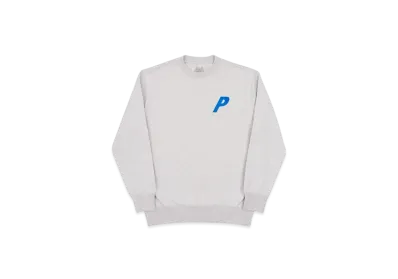 PALACE Flocka P Crew "Grey Marl"