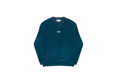 PALACE Velour Crew "Teal"
