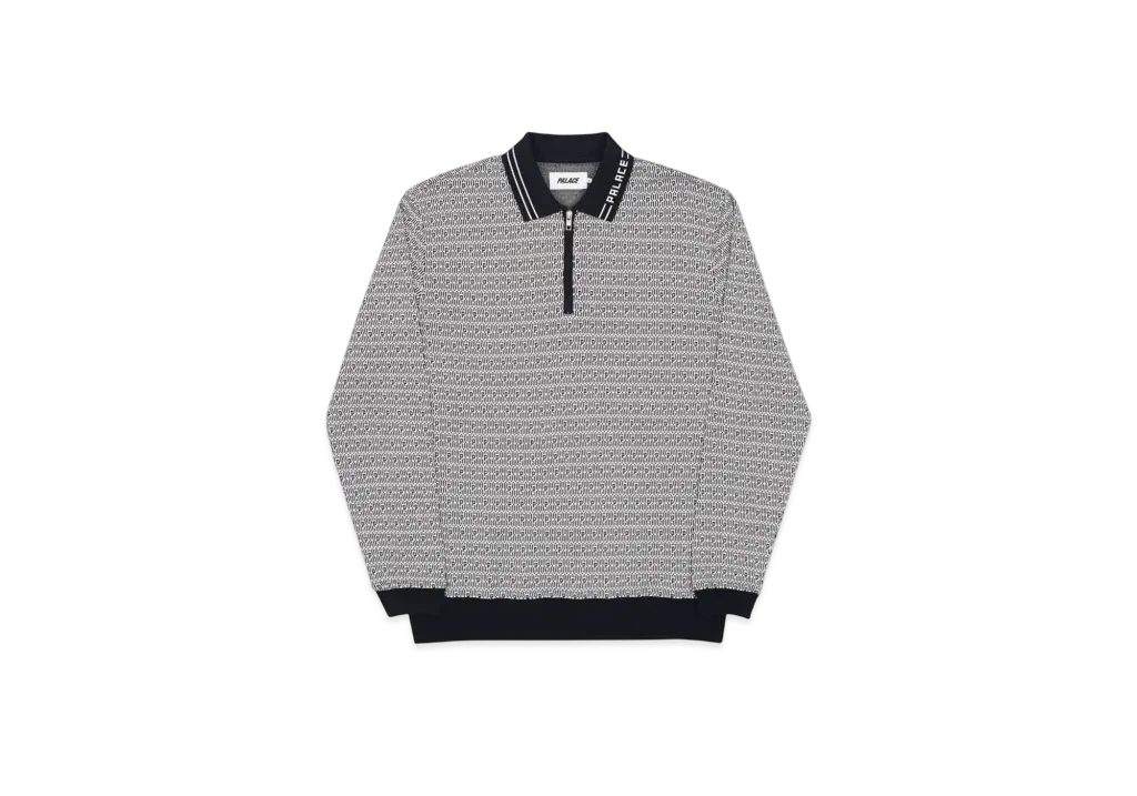 PALACE Macro P Heavy Zip Top "Black"