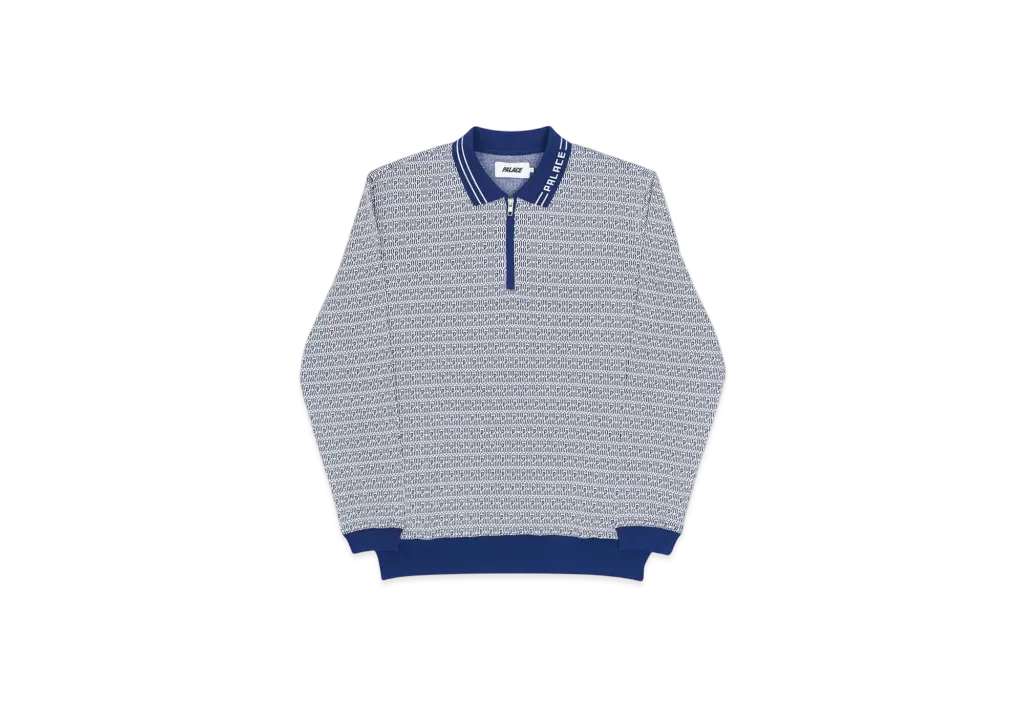 PALACE Macro P Heavy Zip Top "Blue"