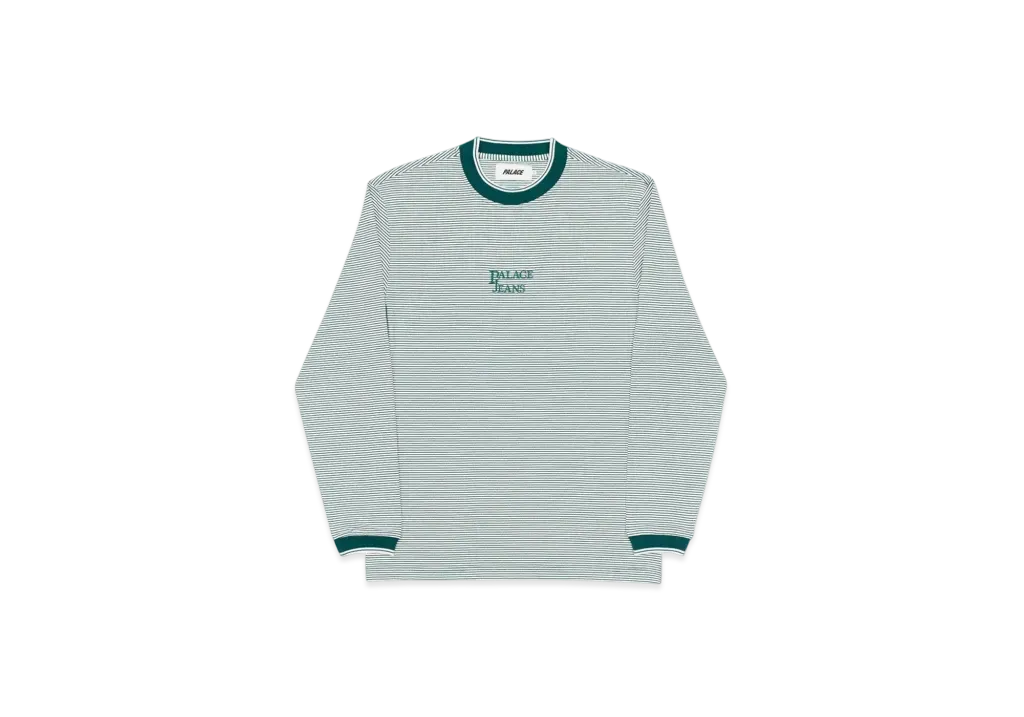 PALACE Jeans Longsleeve Top "Green"