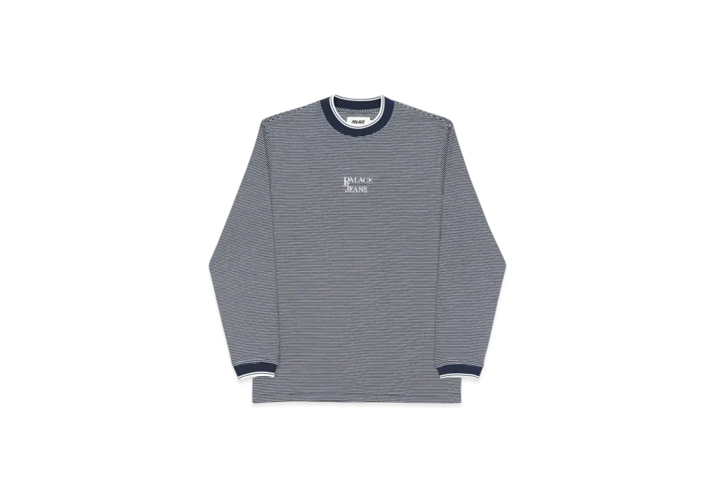 PALACE Jeans Longsleeve Top "Navy"