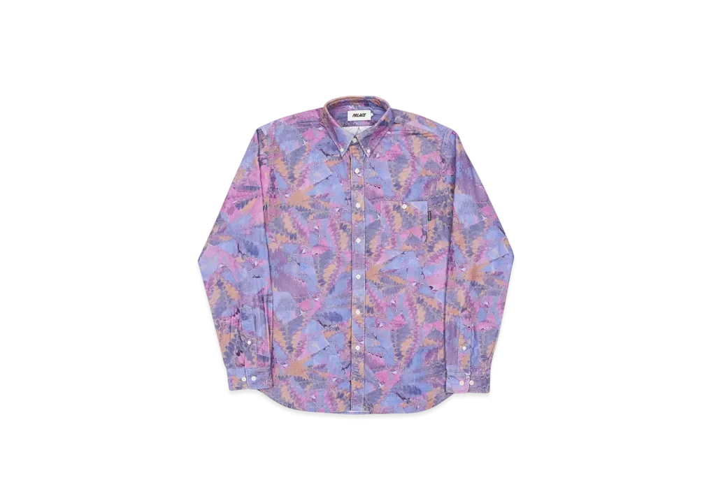 PALACE Warp Pattern Shirt "Purple"