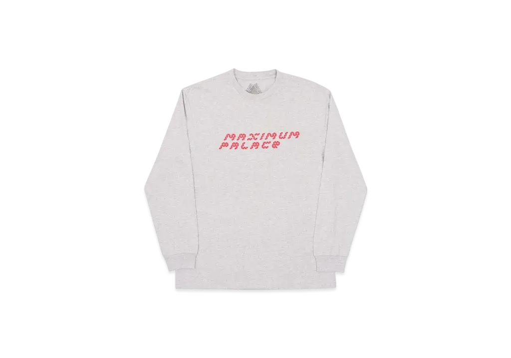 PALACE Tri-Flect Longsleeve "Grey Marl"