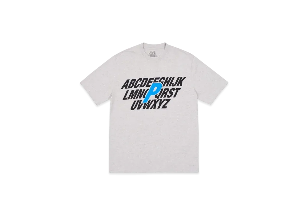 PALACE Alpha T-Shirt "Grey Marl"