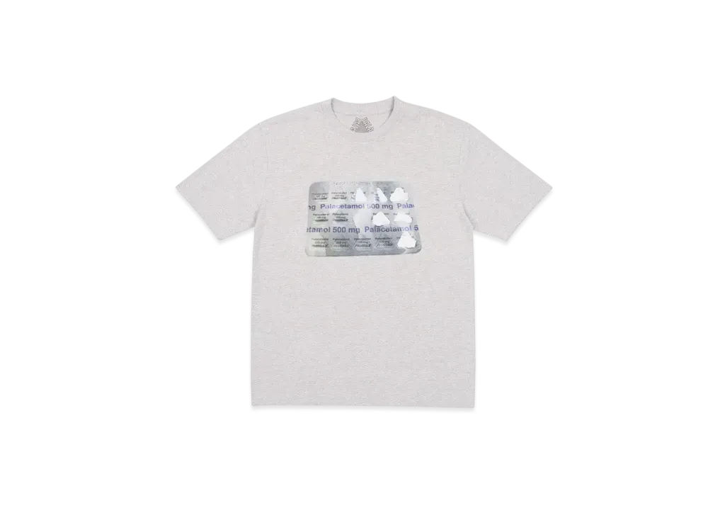 PALACE Tamol T-Shirt "Grey Marl"