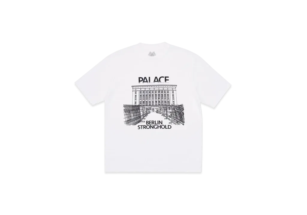PALACE Denied Entry T-Shirt "White"