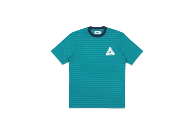PALACE Petit Stripe 220 T-Shirt "Teal"