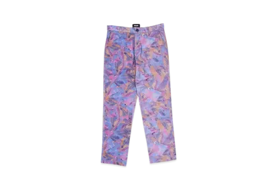 PALACE Warp Pattern Work Pant "Purple"
