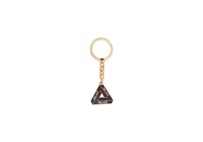 PALACE Tri-Ferg Keyring "Purple Gold"